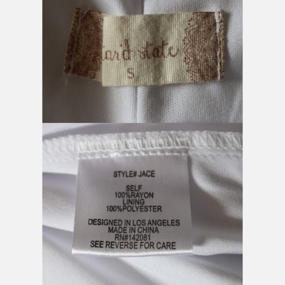 SOLD Altar'd State white halter neck sleeveless dress - Picture 8 of 8